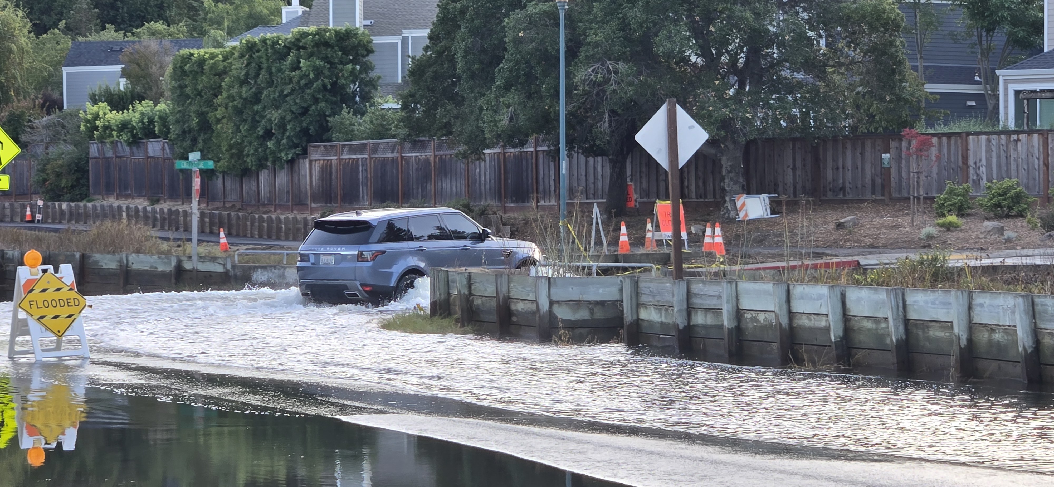 5:12 PM Gutters & Sag Flooded