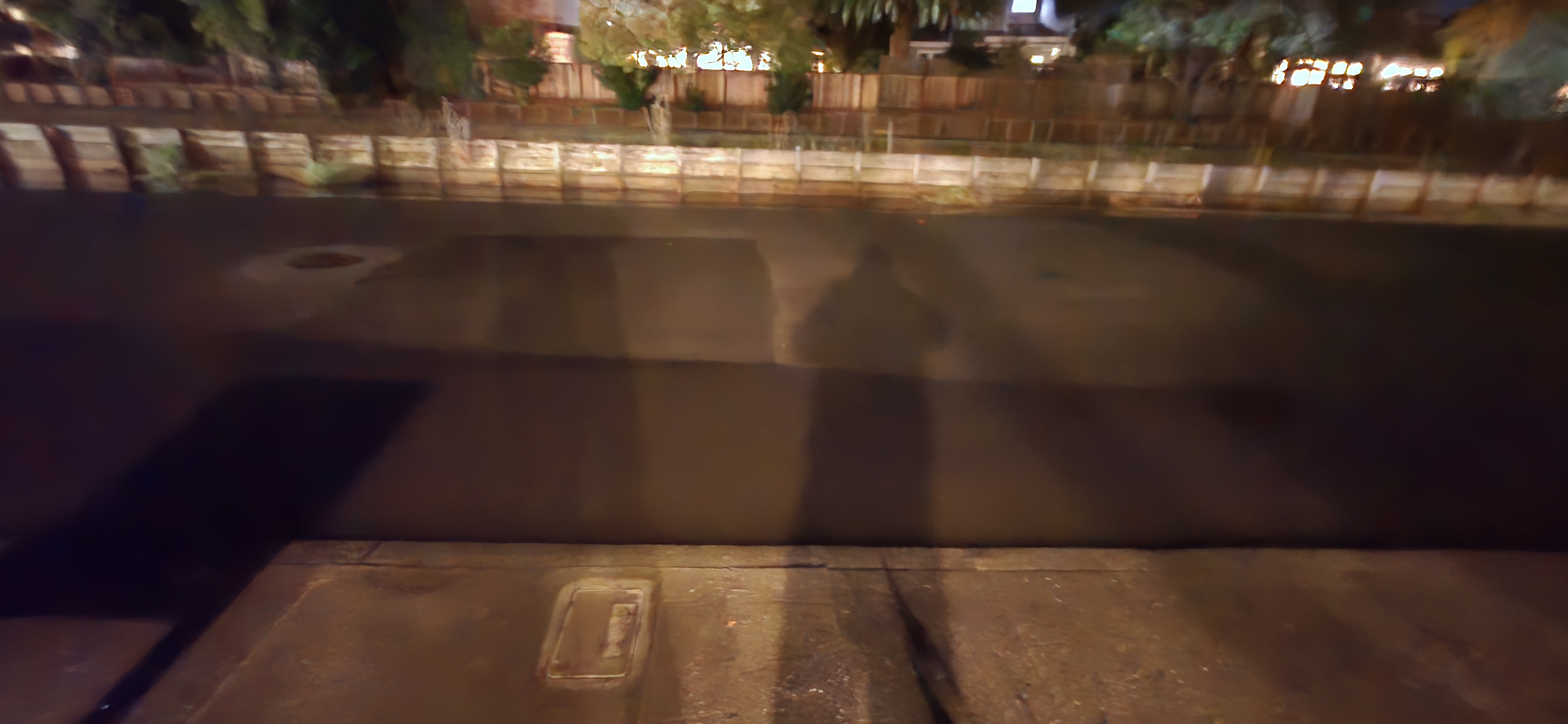 7:34 PM Gutters & Parking Flooded